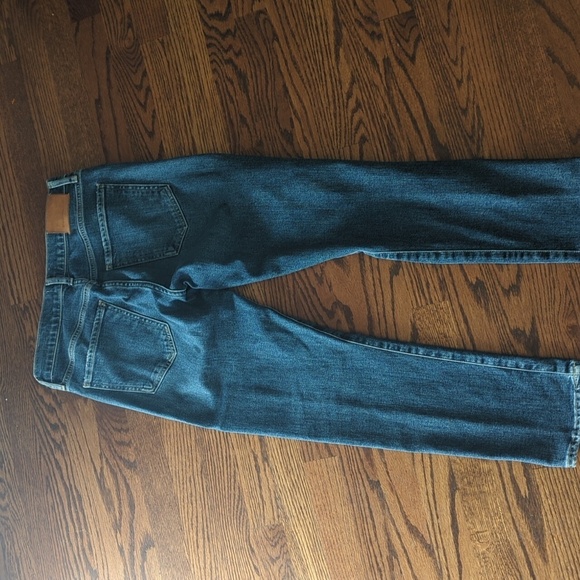 Citizens Of Humanity Blue Straight Jeans "Emerson' Busted Knee Button Fly W24 - Picture 7 of 10